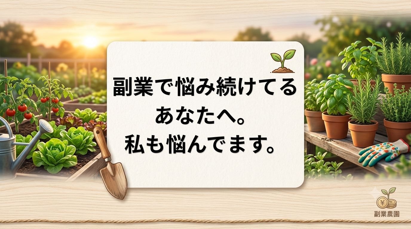 副業で悩み続けてる人へ。